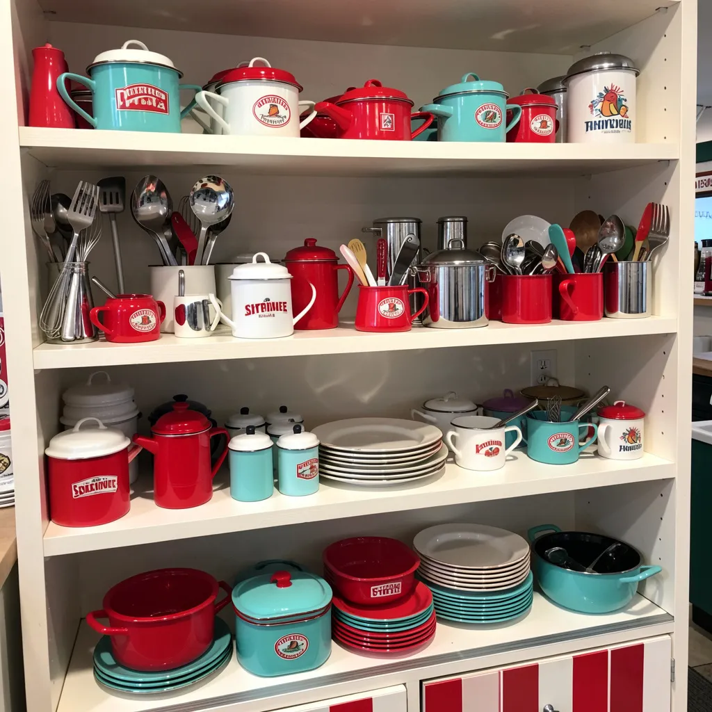 Retro ceramic mugs and cups