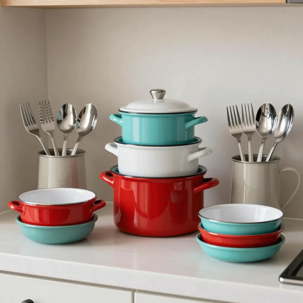 Enamel cookware and pots