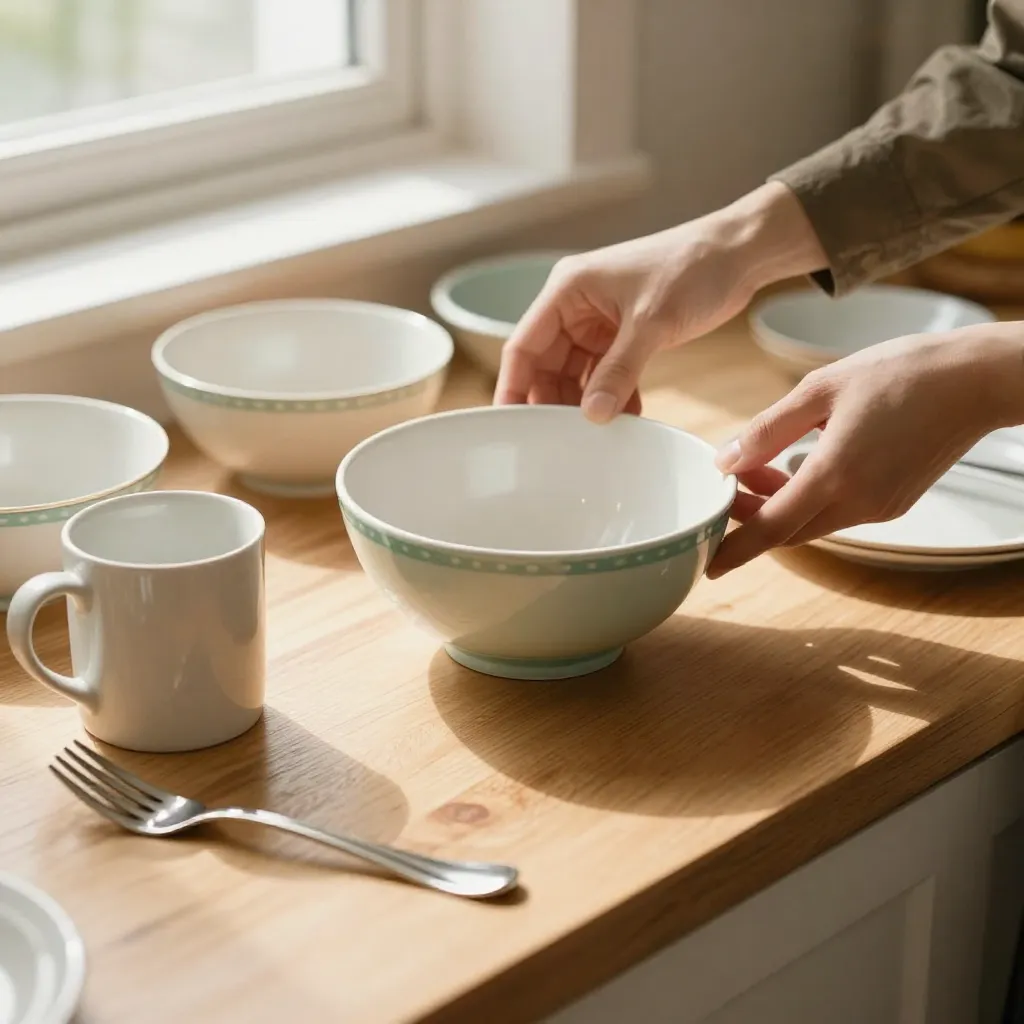 Dessert plates and saucers